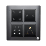 Buy L&G Smart Switch Plate for Home |German Technology with Indian Standard  (Size: 8M - 262 x 90 x 45 mm)