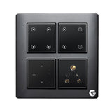 Buy L&G Smart Switch Board for Home | Compatible with Alexa & Ok Google (Size: 8M - 262 x 90 x 45 mm)