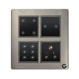 Buy L&G Smart Switch Plate for Home |German Technology with Indian Standard  (Size: 8M - 262 x 90 x 45 mm)