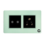 L&G 4 Modular Wifi Switch Board, Smart Touch Switch | Smart Technology and German Expertise (Size 4 Module- 146mmx90mmx45mm)