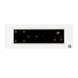 L&G 8M Smart Touch Switch Board | Smart Technology and German Expertise (Size: 8M Horizontal- 262 x 90 x 45 mm)