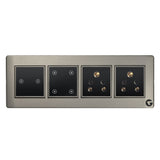 L&G 8 Modular Wifi Smart Switch, Smart Touch Switch | Smart Technology and German Expertise (Size: 8M Horizontal- 262 x 90 x 45mm)