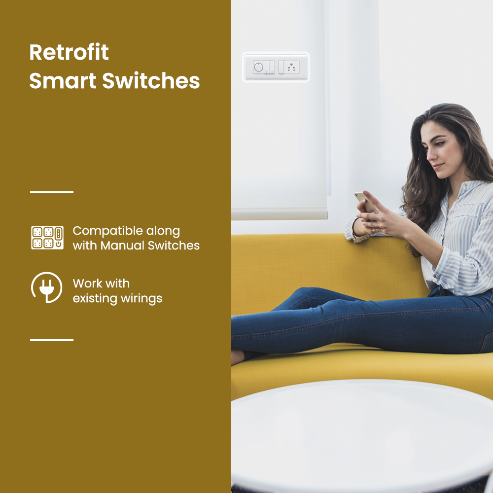 L&G 4 Node Retrofit Smart Switch | WiFi Enabled Retrofit Smart Switch ...
