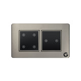 L&G 4 Modular Smart Switch Board, WiFi Smart Switch | German Technology meets Indian Standards (Size: 4M - 146 x 90 x45mm)