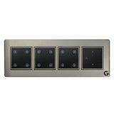 Best Smart Switch Board | 8 Modular Smart Switch Board, Smart Fan Regulator | German Technology with Indian Standards (Size: 8M Horizontal- 262 x 90 x 45 mm)