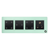 L&G 8M Smart Switch Panel, Touch Switch WiFi | Smart Technology and German Expertise (Size: 8M Horizontal- 262 x 90 x 45 mm)