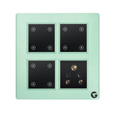 Buy L&G 8 Modular Smart Touch Switch Board, Smart Switch for Light | Smart Technology and German Expertise (Size: 8M Square- 154 x 160 x 45 mm)