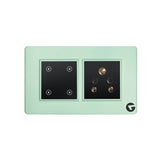 L&G Wifi Smart Switch Board, Smart Touch Switches |  German Technology with Indian Standards (Size: 4M- 146 x 90 x 45mm)