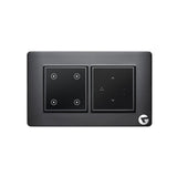 Leccy & Genesis 4 Modular Smart Switch Board | Smart Technology and German Expertise | Smart Fan Regulator(Size: 4M- 146 x 90 x 45 mm)