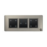 L&G 6 Modular Smart Switch Panel, Wifi Touch Switch Board | German Technology meets Indian Standards (Size: 6M- 220 x 90 x 45 mm)