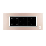 L&G 6 Modular Smart Switch Panel, Smart Fan Regulator, Wifi Smart Switch Board |  Smart Technology and German Expertise (Size: 6M- 220 x 90 x 45 mm)