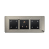 L&G 6 Modular Touch Switch,  Wifi Smart Touch Switch Board | German Technology meets Indian Standards (Size: 6M- 220 x 90 x 45 mm)