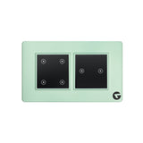 L&G 4 Modular Smart Switch Board, WiFi Smart Switch | German Technology meets Indian Standards (Size: 4M - 146 x 90 x45mm)