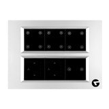 L&G 12M Module Smart Switch Board Online | Designed Using German Technology (Size: 12M - 220 X 160 X 45 Mm)