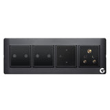 L&G 8 Modular Smart Switch Panel | Designed by German Engineers (Size: 8M Horizontal- 262 x 90 x 45 mm)