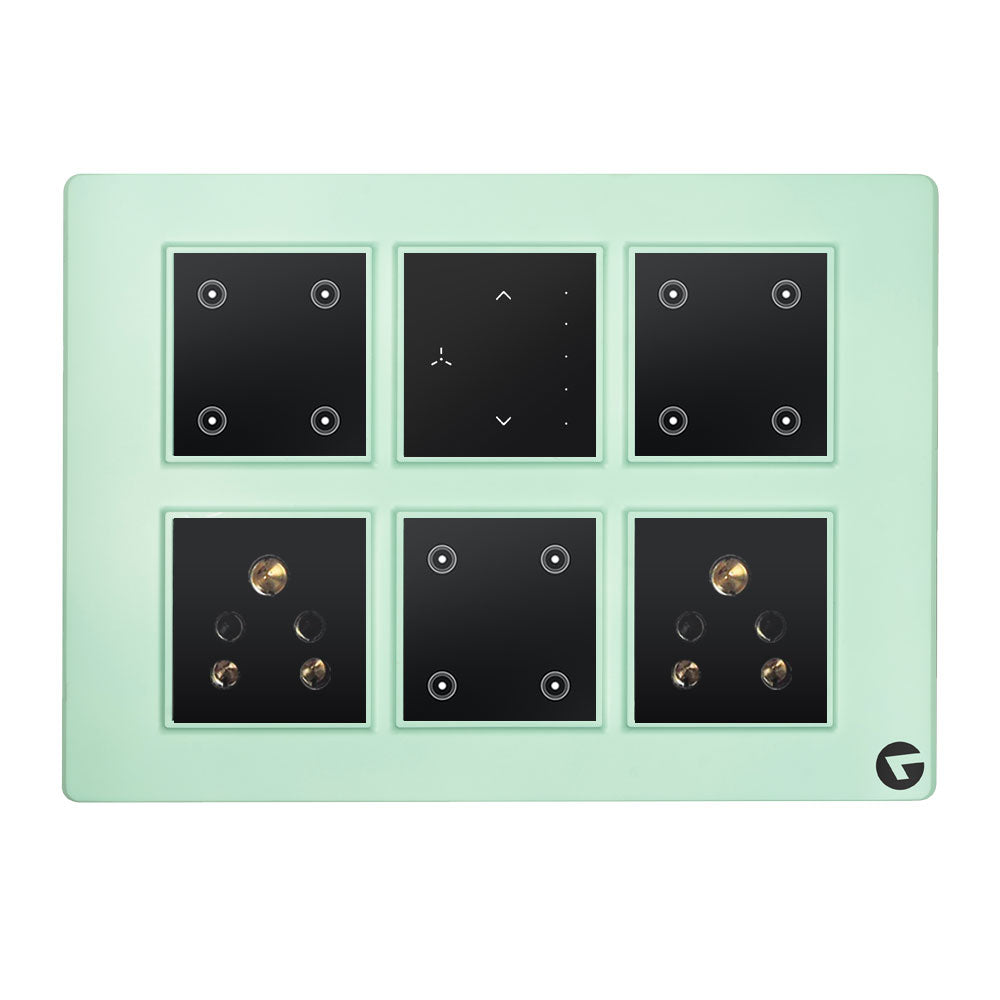 L&G Smart Switch Board | 12 Module Wifi Touch Switch Board | – Leccy ...