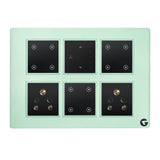 Buy L&G 12 module smart switch board | Smart Technology and German Expertise (Size: 12M- 220 x 160 x 45 mm)