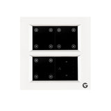 L&G 8 Modular Smart Switch Board, Smart Touch Switch for Light | Smart Technology and German Expertise (Size: 8M Vertical - 154 x 160 x 45 mm)