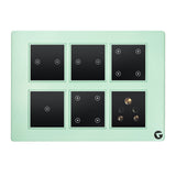 Buy Online L&amp;G 12 Modular Wireless Touch Switch Board | (Size: 12M- 220 x 160 x 45 mm)