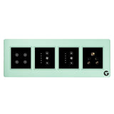 Buy 8 Modular Smart Touch Switch Board,  Wifi Switch Board, Touch Switch | Smart Technology and German Expertise (Size: 8M Horizontal- 262 x 90 x 45 mm)