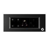 L&G 6 Modular Smart Switch Board| WiFi Smart Touch Switch | German Technology meets Indian Standards (Size: 6M- 220 x 90 x 45 mm)