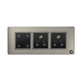 L&G 6 Modular WiFi Smart Touch Switch Board | German Technology meets Indian Standards (Size: 6M- 220 x 90 x 45 mm)