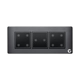 L&G 6 Modular Smart Switch Panel, Wifi Touch Switch Board | German Technology meets Indian Standards (Size: 6M- 220 x 90 x 45 mm)