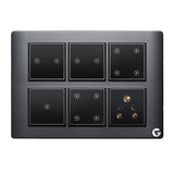 Buy Online L&amp;G 12 Modular Wireless Touch Switch Board | (Size: 12M- 220 x 160 x 45 mm)