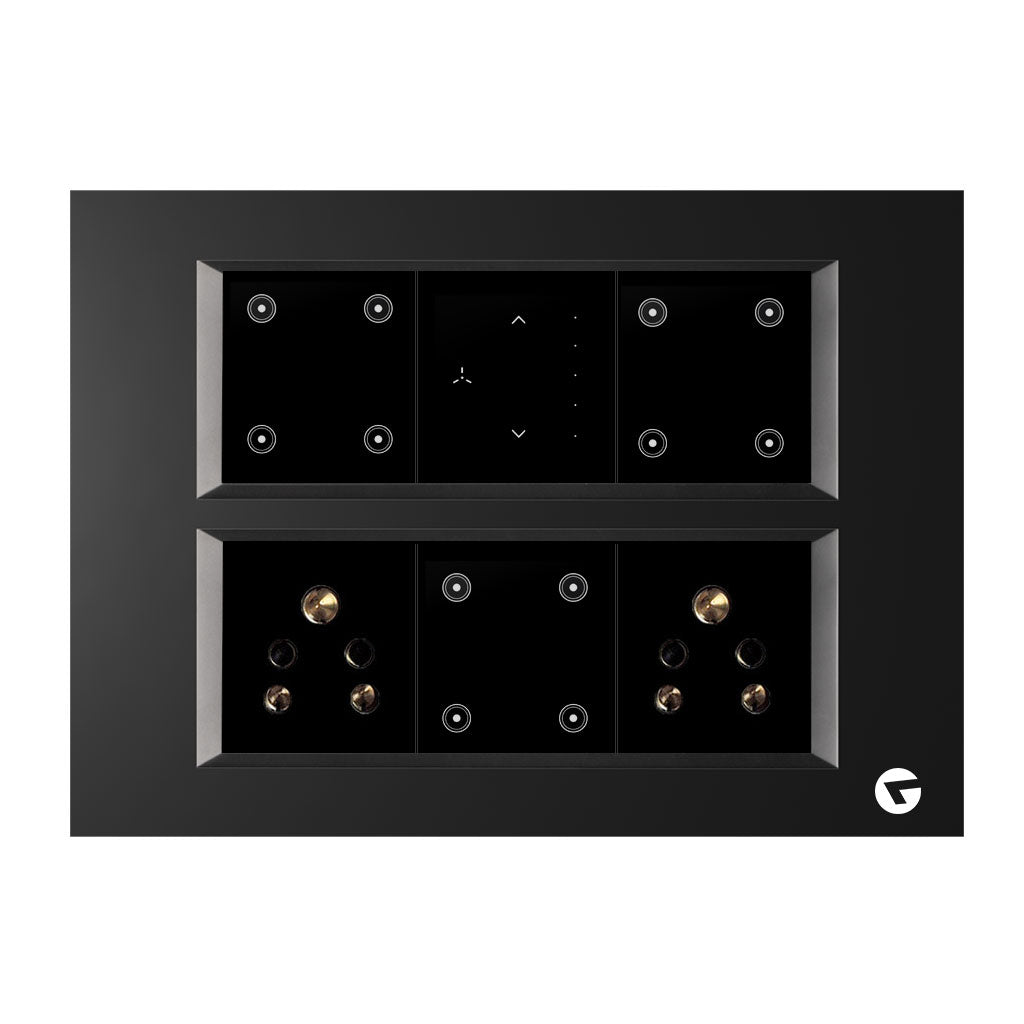 L&G Smart Switch Board | 12 Module Wifi Touch Switch Board | – Leccy ...