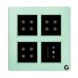 L&G 8 Modular Smart Switch Board, Smart Touch Switch for Light | Smart Technology and German Expertise (Size: 8M Vertical - 154 x 160 x 45 mm)