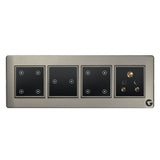 L&G 8M Smart Switch Panel, Touch Switch WiFi | Smart Technology and German Expertise (Size: 8M Horizontal- 262 x 90 x 45 mm)