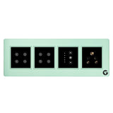 Buy L&G Smart Switch Board for Home | Compatible with Alexa & Ok Google (Size: 8M - 262 x 90 x 45 mm)