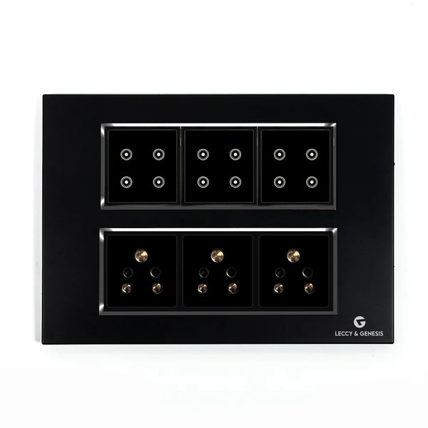 12 module switch board | Smart Touch Switch Panel – Leccy and Genesis