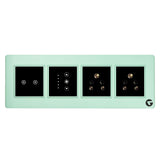 L&G 8 Modular Smart Switch Panel | Designed by German Engineers (Size: 8M - 262 x 90 x 45 mm)