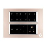 Buy L&G 12 Module Smart Switch Plate | Designed Using German Technology (Size: 12M - 220 X 160 X 45 Mm)