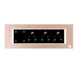 L&G 8 Modular Smart Touch Switch Board | Smart Technology and German Expertise | Compatible with Alexa, OK Google (Size: 8M Horizontal- 262 x 90 x 45 mm)