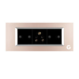 L&G 6 Module Smart Switch Board | Smart Technology with German Engineering (Size: 6M- 220 X 90 X 45 Mm)