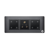 L&G 6 Modular Touch Switch,  Wifi Smart Touch Switch Board | German Technology meets Indian Standards (Size: 6M- 220 x 90 x 45 mm)