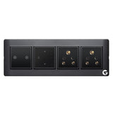 L&G 8 Modular Smart Switch Panel | Designed by German Engineers (Size: 8M - 262 x 90 x 45 mm)