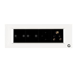 L&G 8 Modular Smart Switch Panel | Designed by German Engineers (Size: 8M Horizontal- 262 x 90 x 45 mm)