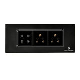 L&G 6 Modular WiFi Smart Touch Switch Board | German Technology meets Indian Standards (Size: 6M- 220 x 90 x 45 mm)