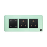 L&G 6 Modular WiFi Smart Touch Switch Board | German Technology meets Indian Standards (Size: 6M- 220 x 90 x 45 mm)