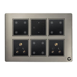 Buy L&G 12 module smart switch board | Smart Technology and German Expertise (Size: 12M- 220 x 160 x 45 mm)