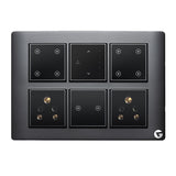 L&G 12 Modular Smart Switch Board | Designed using the latest German Technology | Compatible with Alexa, Google Home&nbsp;