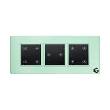 L&G 6 Modular Smart Switch Panel, Wifi Touch Switch Board | German Technology meets Indian Standards (Size: 6M- 220 x 90 x 45 mm)