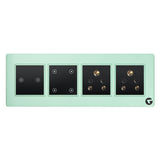 L&G 8 Modular Wifi Smart Switch, Smart Touch Switch | Smart Technology and German Expertise (Size: 8M Horizontal- 262 x 90 x 45mm)