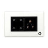 L&G Wifi Smart Switch Board, Smart Touch Switches |  German Technology with Indian Standards (Size: 4M- 146 x 90 x 45mm)