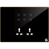 12M Best Easy-Installation Smart Switch Panel (6 Switch + 2 Fan) - Acrylic & Glass for Full Customization - Call 818181-0654