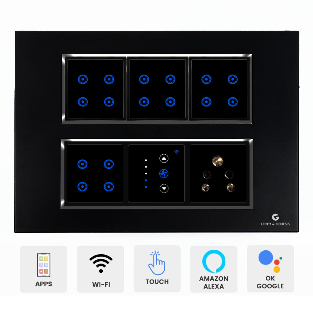 Buy L&G 12 Modular Smart Switch Plates - Leccy & Genesis – Leccy and ...