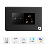 L&G 4 Modular WiFi Smart Switch Board | Smart Touch Switch – German Expertise, Made for Indian Homes (Size: 150 x 95 x 45mm)